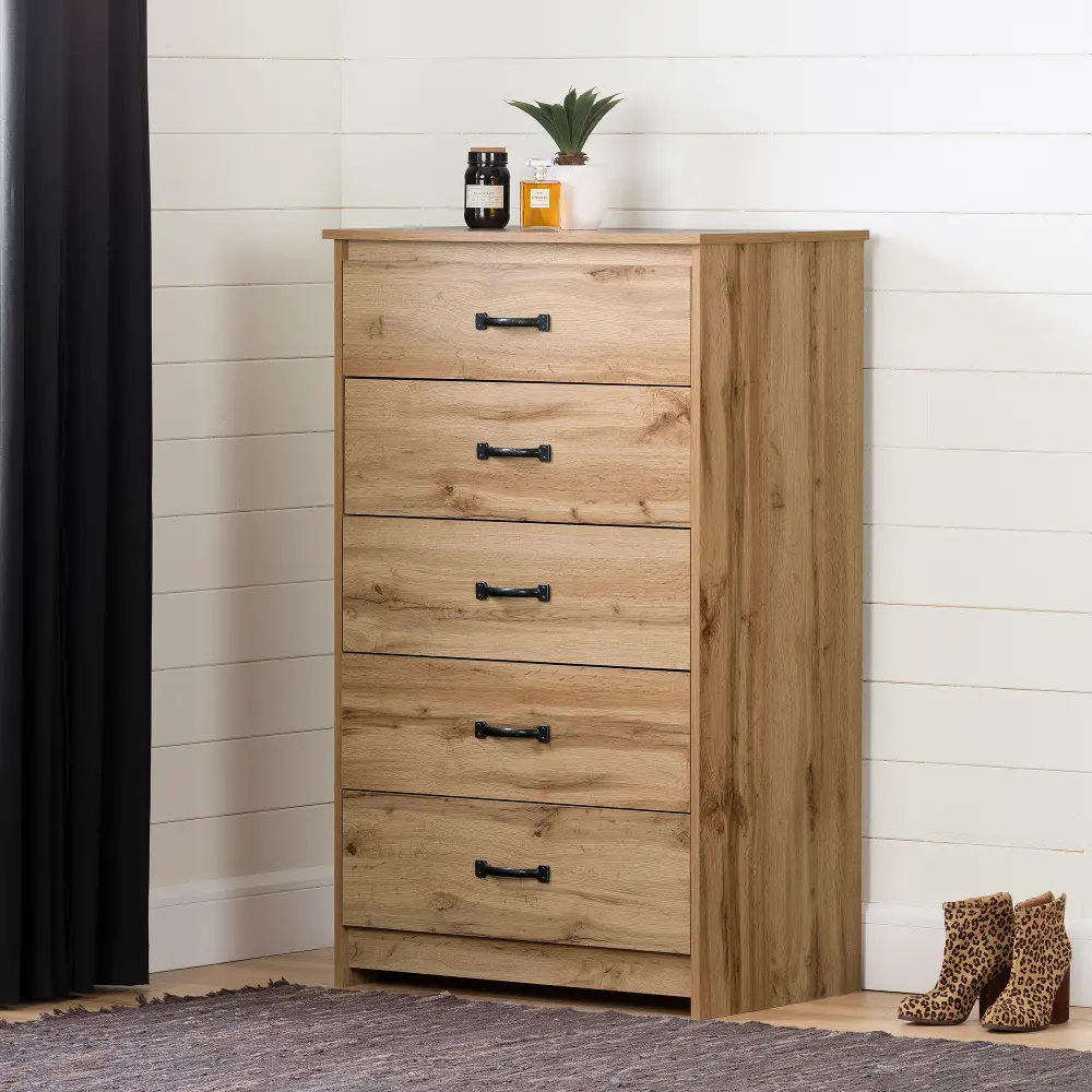 13123 Tassio Oak Chest of Drawers - South Shore-1