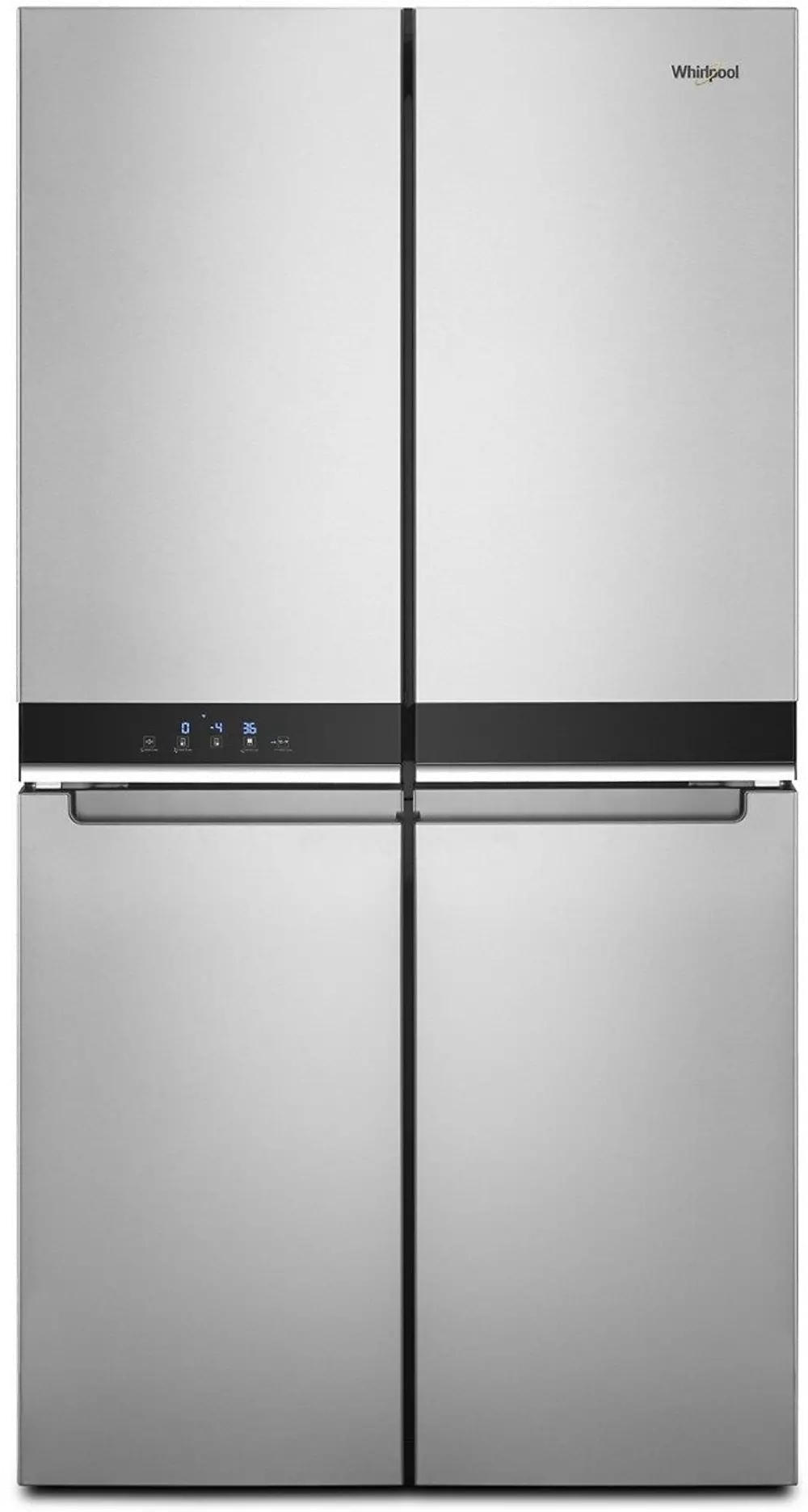 WRQA59CNKZ Whirlpool 19 cu ft French Door Refrigerator - Counter Depth Stainless Steel-1