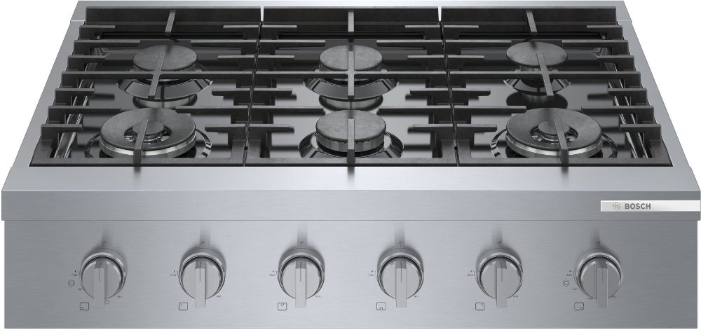 Bosch 800 Series 36 Inch Gas Rangetop - Stainless Steel