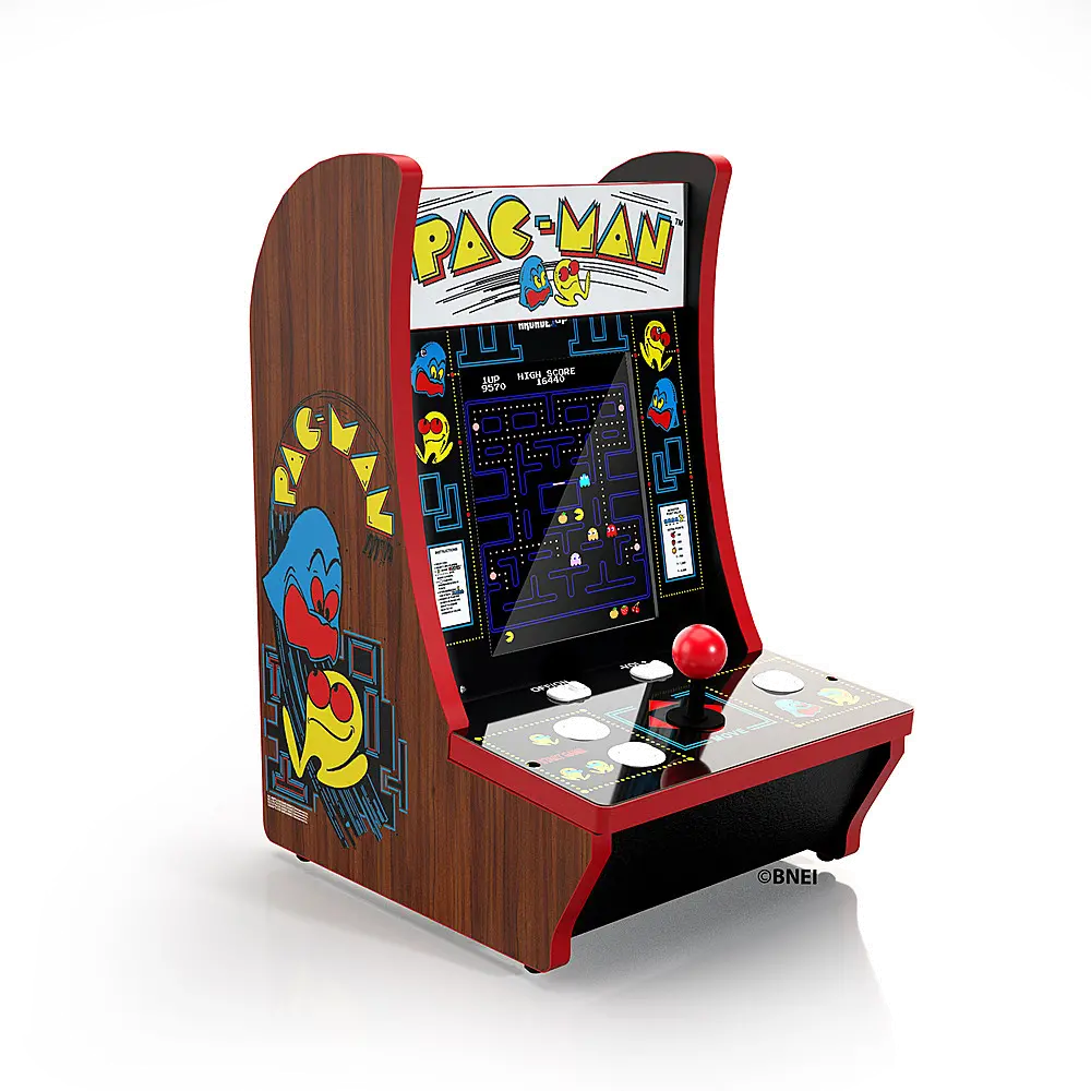 815221021907 Arcade1Up Pac-Man 40th Anniversary Counter-cade-1