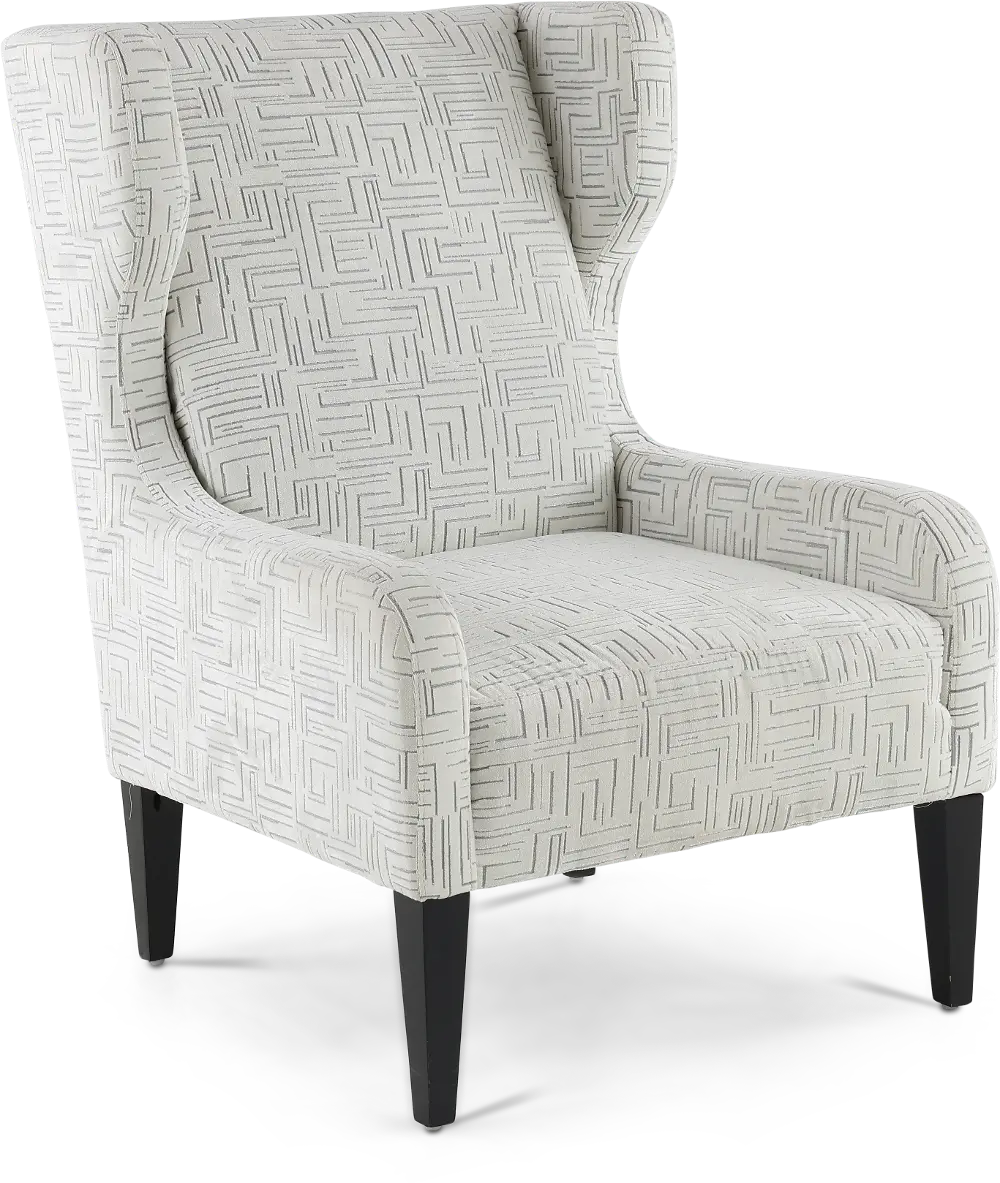 A008568XXX Pia Ivory White Accent Chair-1