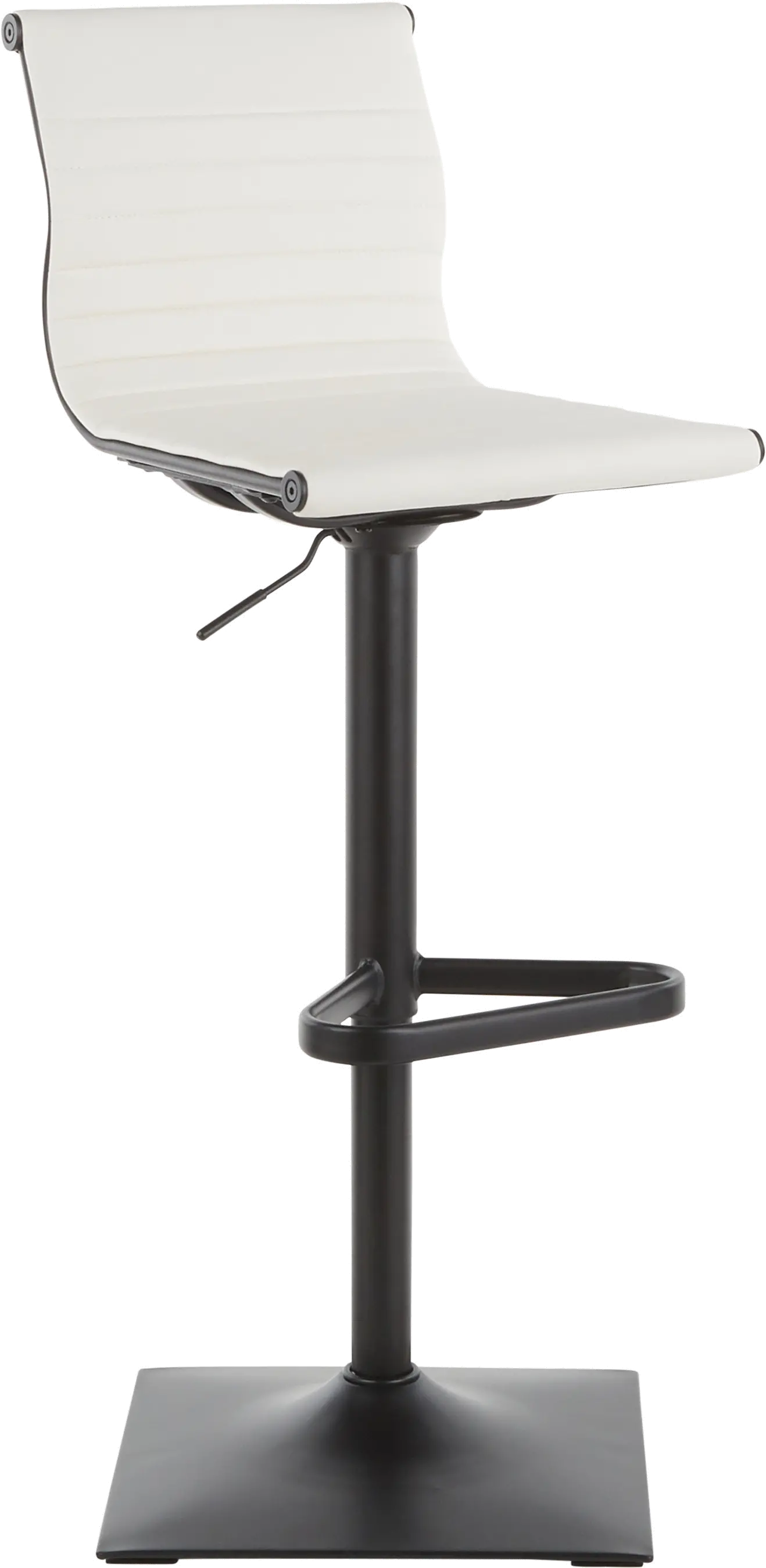 BS-MASTERBKW Masters Black and White Adjustable Swivel Bar Stoo sku BS-MASTERBKW