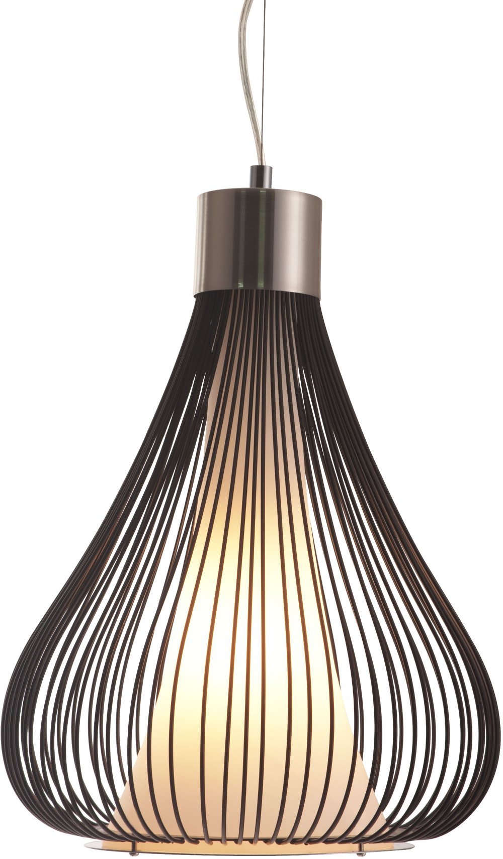 Black Wire Teardrop Ceiling Lamp - Interstellar