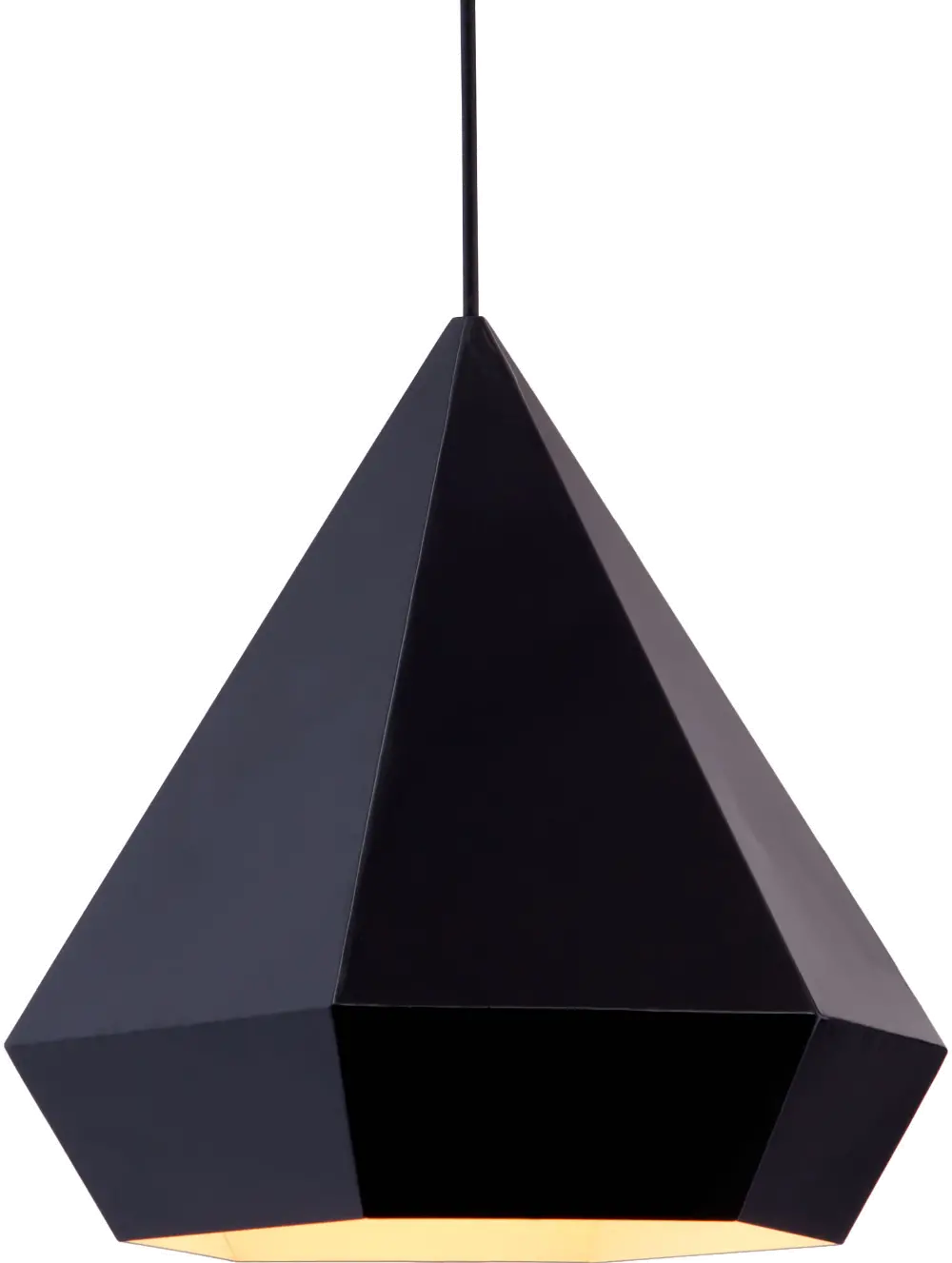 Black Geometric Ceiling Lamp - Forecast-1