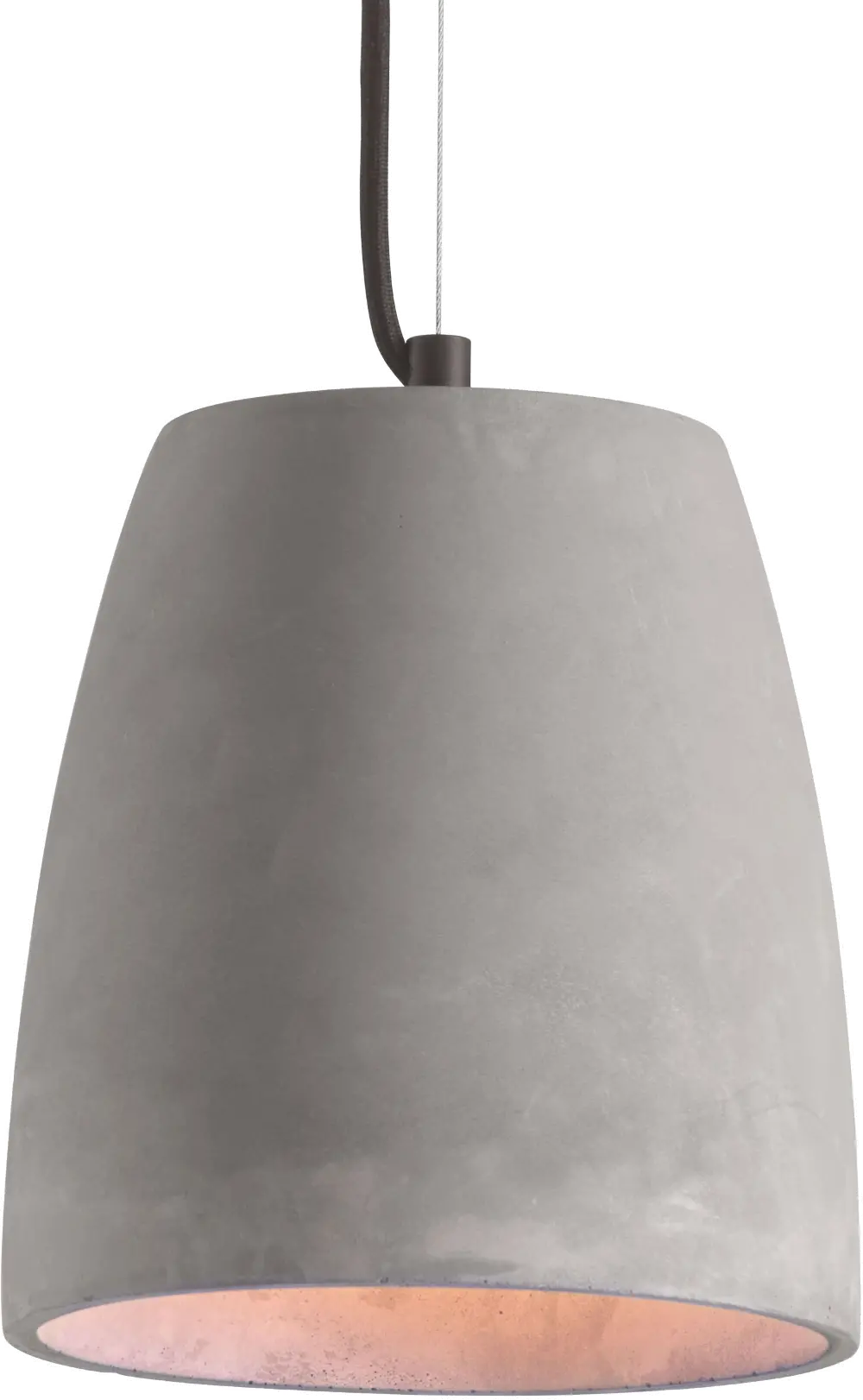 Faux Concrete Gray Ceiling Lamp - Fortune-1
