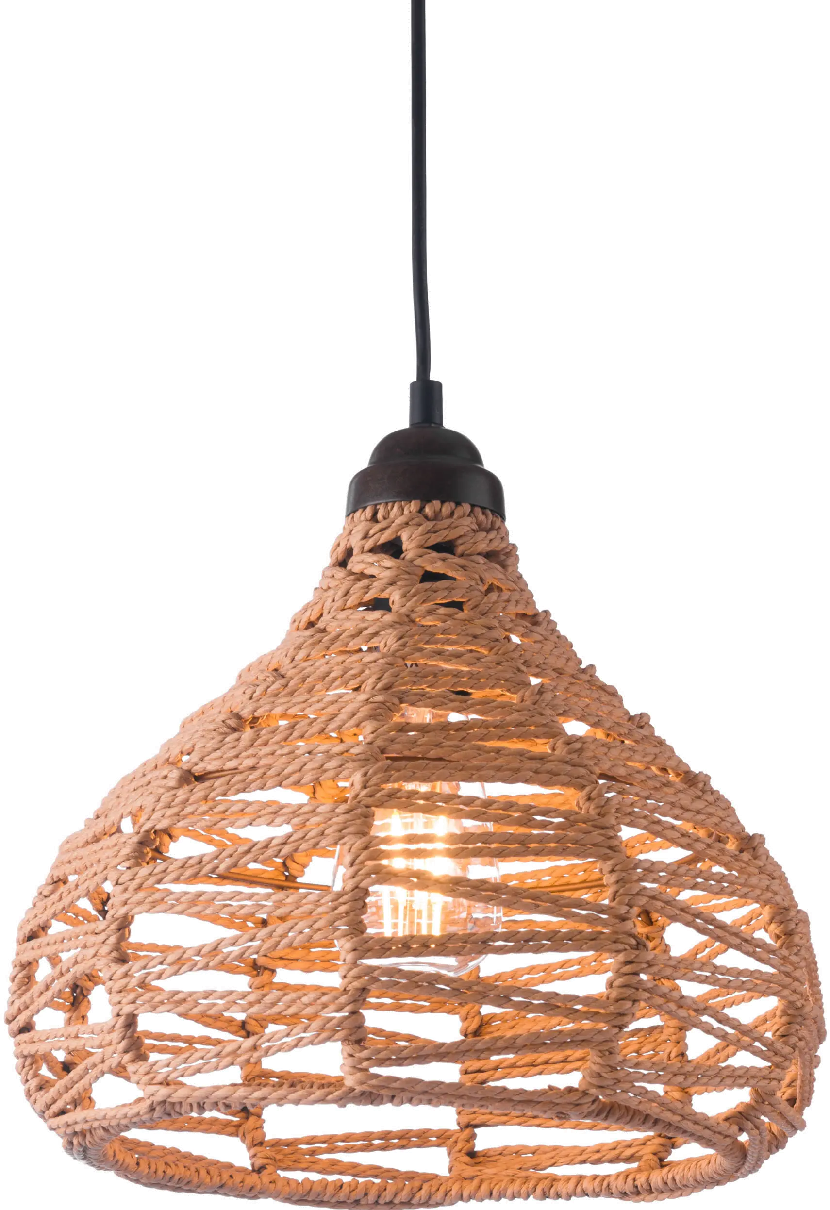 Natural Woven Ceiling Lamp - Nezz