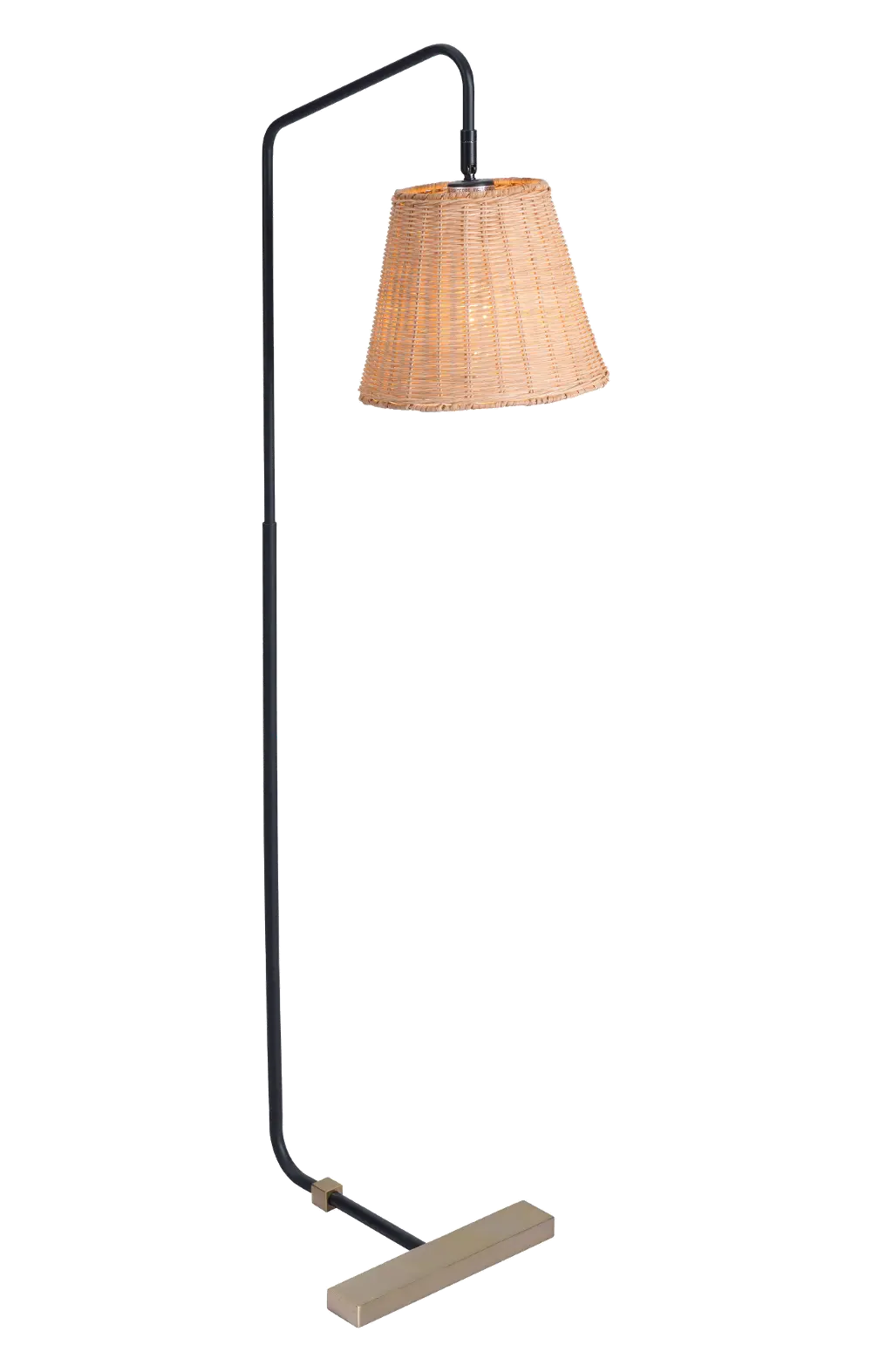 Transitional Natural Floor Lamp - Malone-1