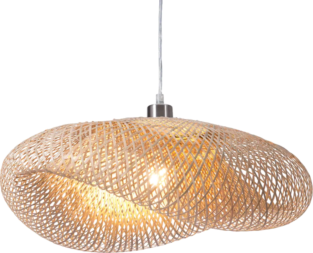 Natural Woven Ceiling Lamp - Weekend-1