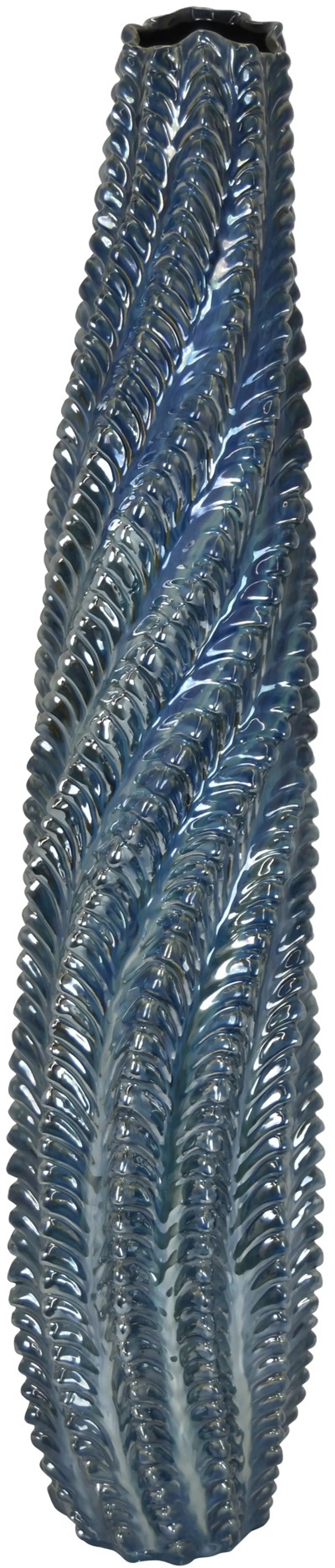 5 Inch Blue Decorative Vase-1