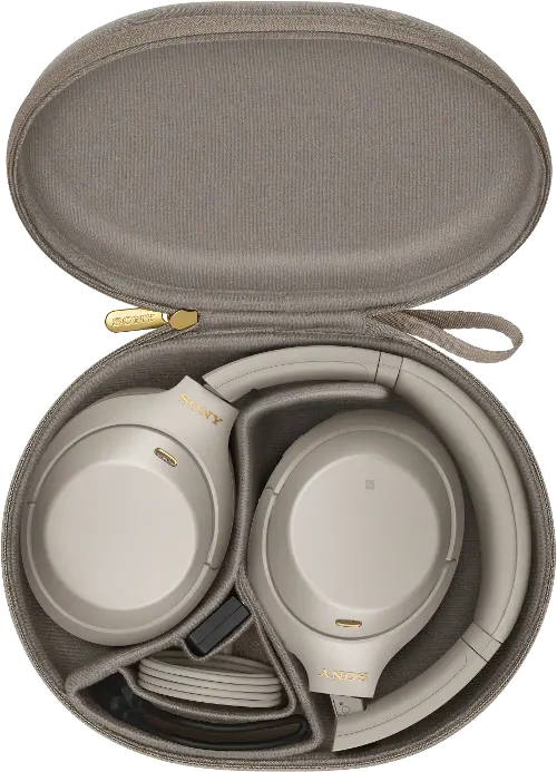 Sony Wireless Noise-Cancelling Headphones - Silver | RC Willey