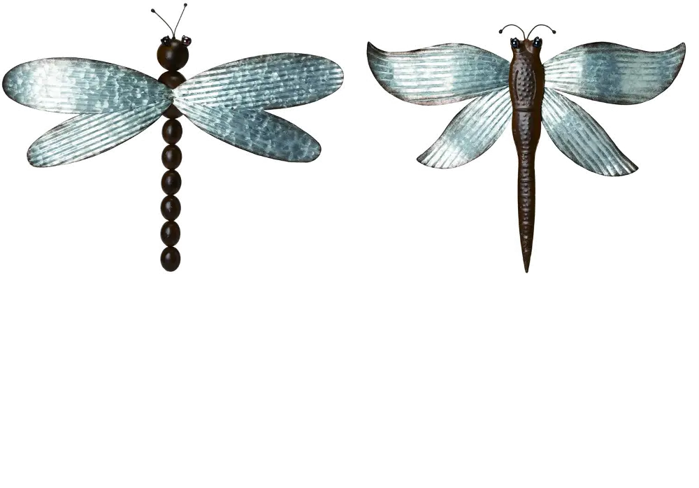 Assorted Metal Dragonfly Wall Decor-1