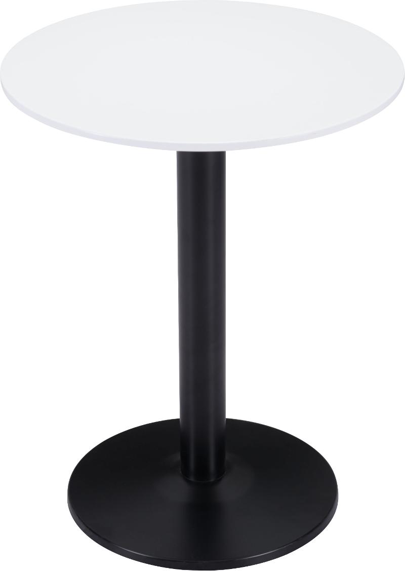 White And Black Small Bistro Table, Little Round Table