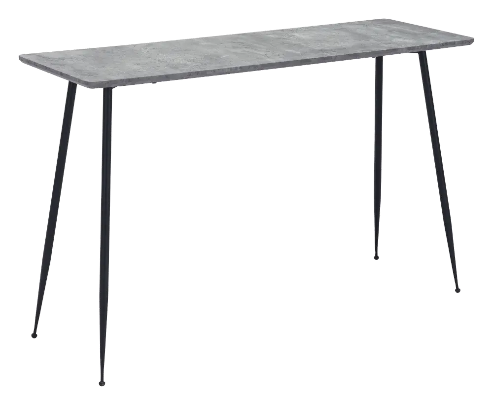 Mid Century Concrete Gray Table -Gard-1