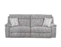 Warwick Silver Reclining Sofa