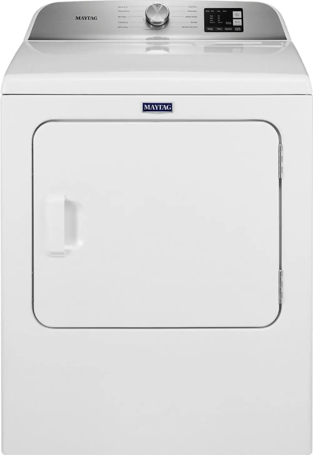 MED6200KW Maytag 7.0 Cu Ft Electric Dryer with IntelliDry - White-1