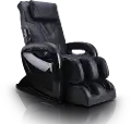 ET-100-2929 Ergotech Black 2D Massage Chair with Lumbar Heat