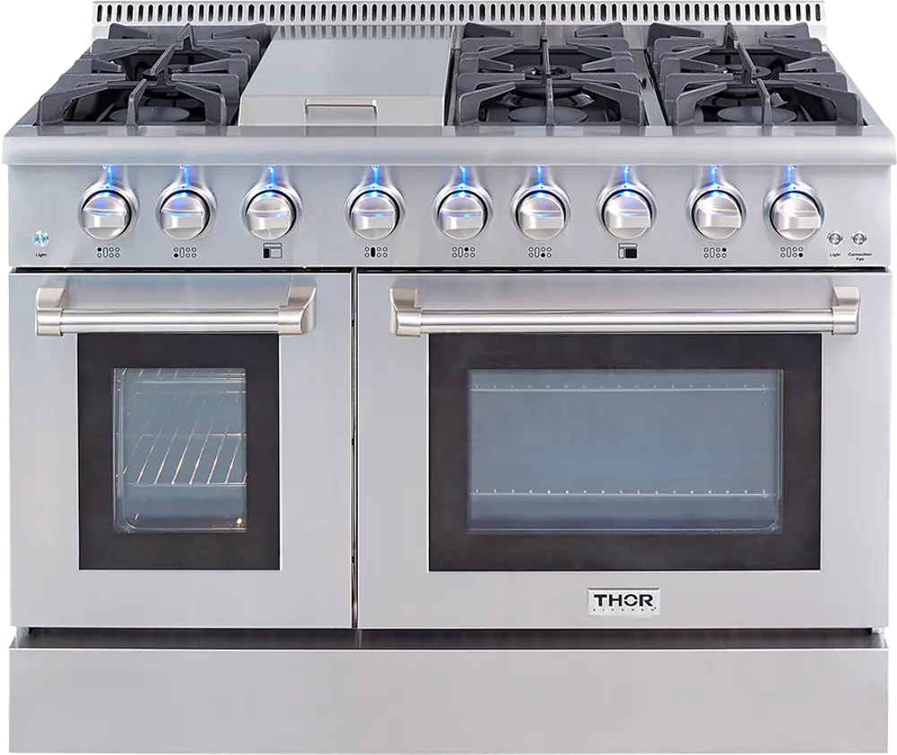 HRG4808U Thor Professional 6.7 cu ft Gas Range - Stainless Steel 48 Inch-1