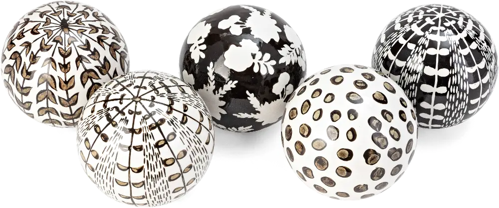 Assorted Black and White Deco Ball-1
