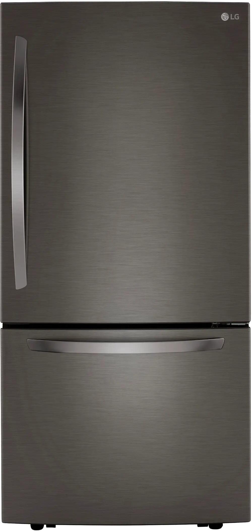 LRDCS2603D LG 25.5 cu ft Bottom Freezer Refrigerator - Black Stainless Steel-1