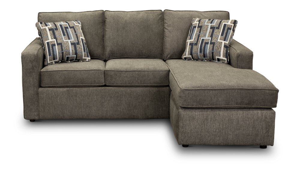 Norris Graphite Gray Queen Sleeper Sofa with Ottoman