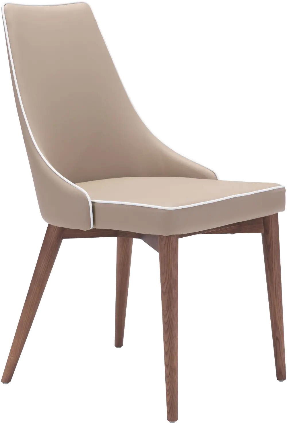 Beige Upholstered Dining Room Chair (Set of 2) - Moor-1