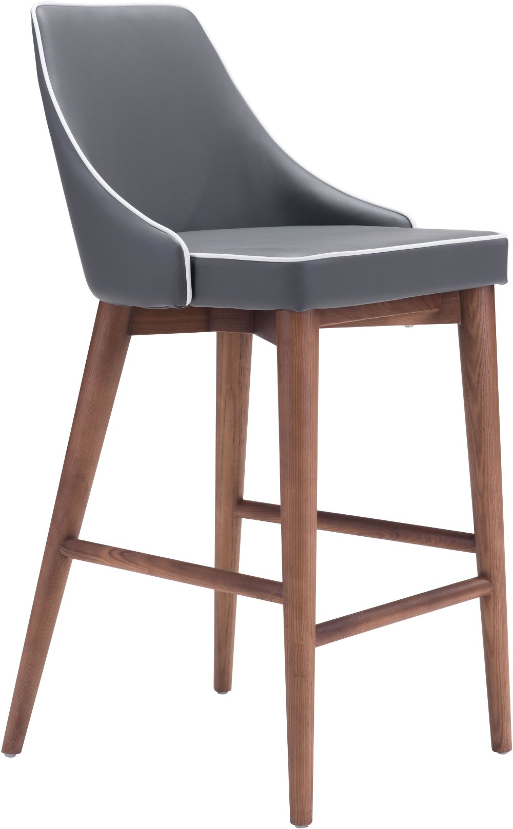 Gray Upholstered Counter Height Stool - Moor