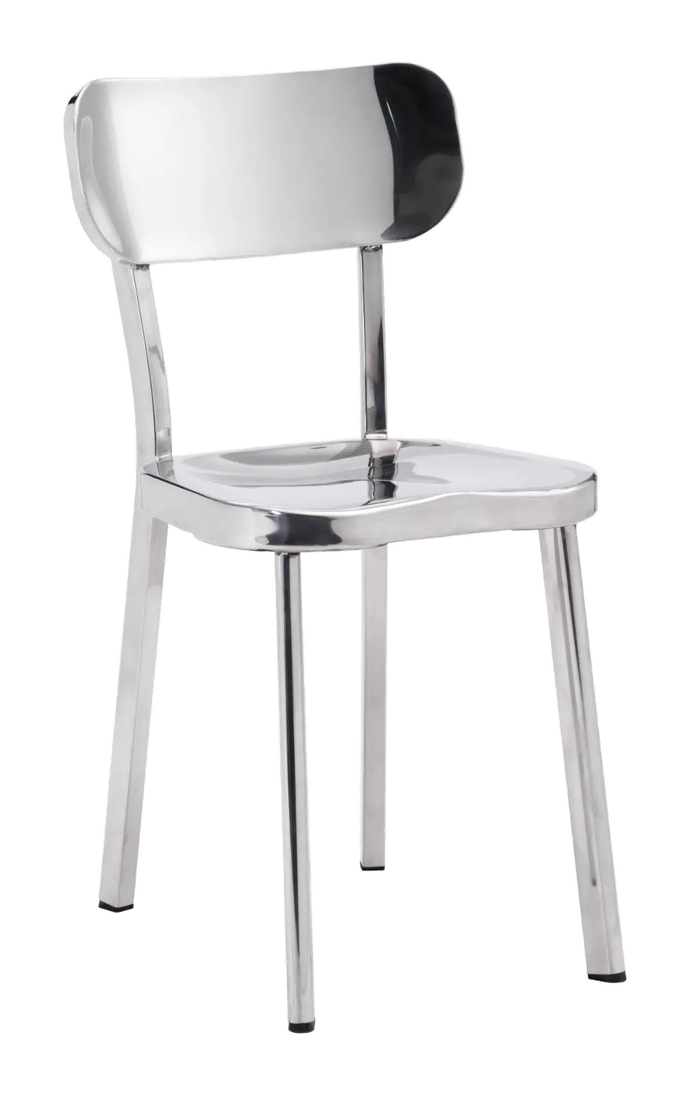 Silver Metal Dining Room Chair (Set of 2) - Winter-1
