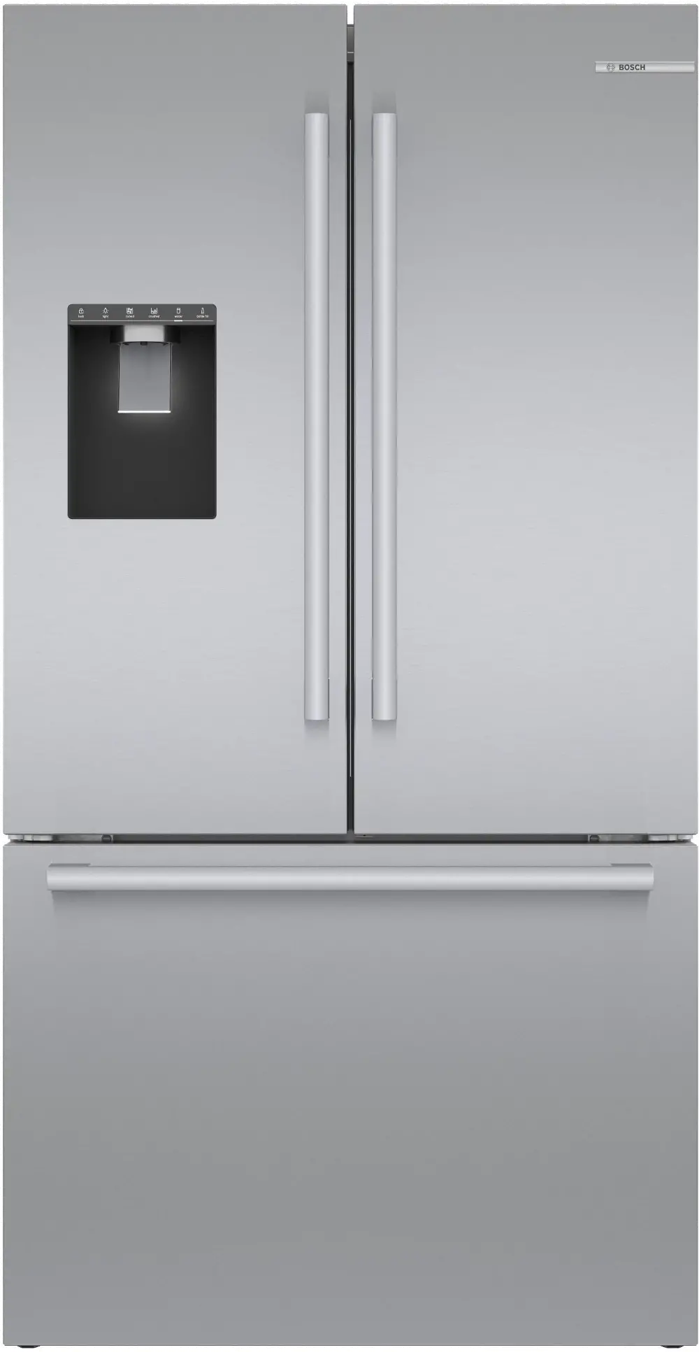 B36CD50SNS Bosch 21.6 cu ft French Door Refrigerator - Counter Depth Stainless Steel-1