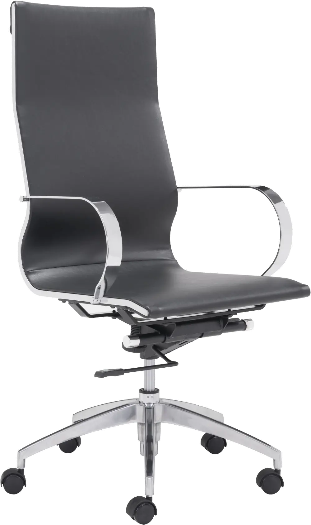 Black High Back Office Chair - Glider-1