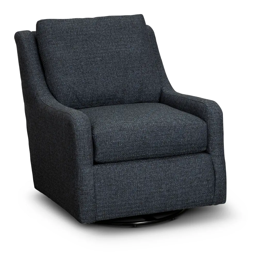 Sugar Shack Navy Blue Swivel Glider Chair-1