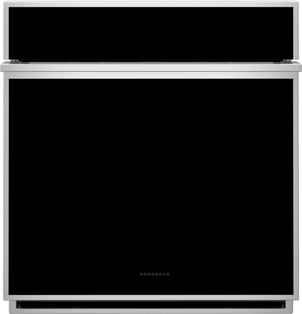 ZKS90DSSNSS Monogram 27 Inch Single Wall Oven with Convection - Minimalist Collection, Stainless Steel-1