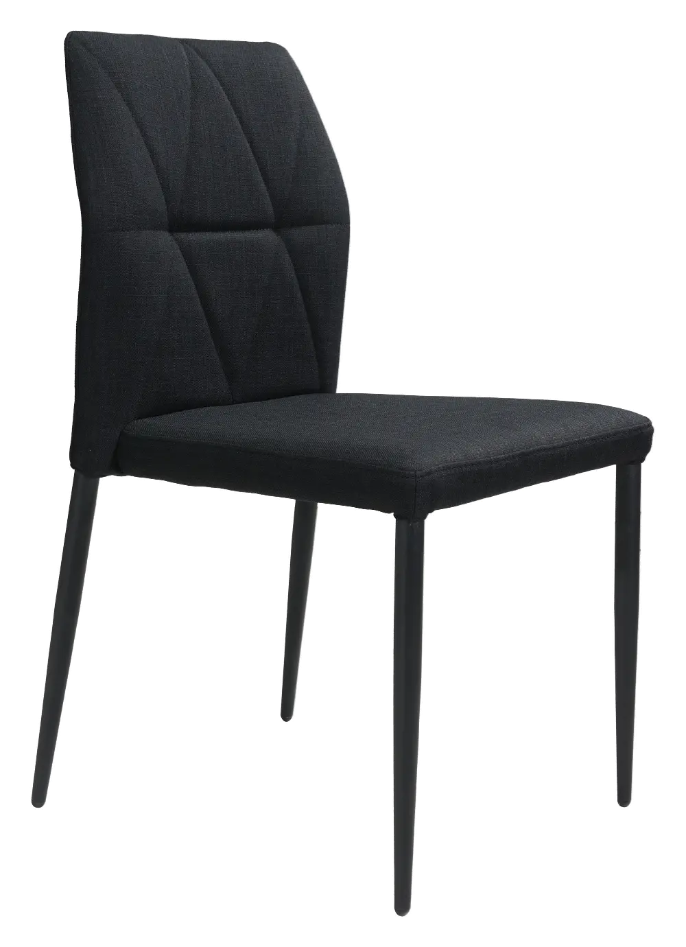 Black Upholstered Dining Room Chair (Set of 4) - Revolution-1