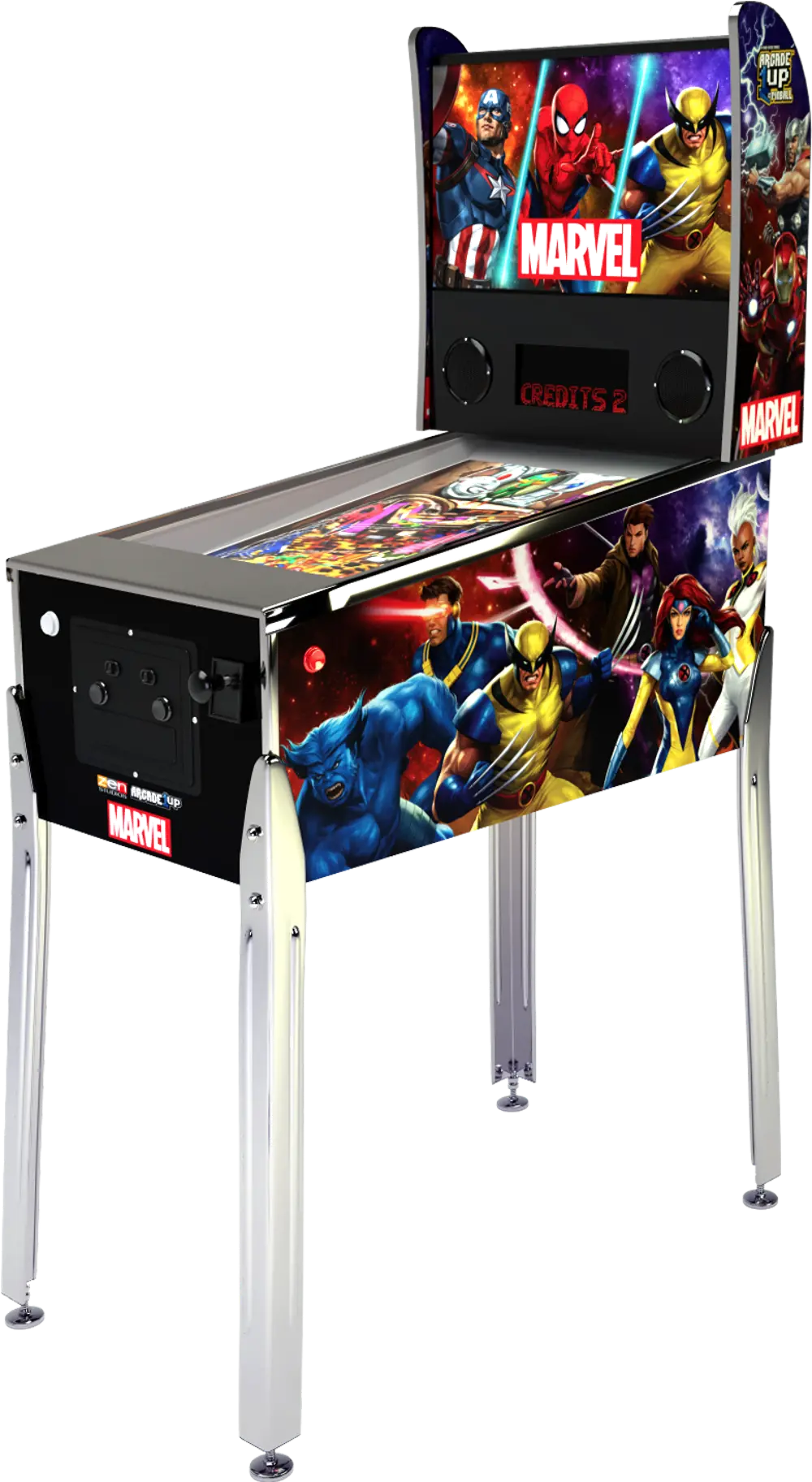 ARCADE1UP/MARVEL-PIN Arcade 1Up Marvel Pinball Machine-1