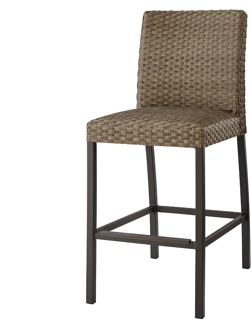 AFH03909P02 Ellery Wicker Counter Height Patio Stool-1
