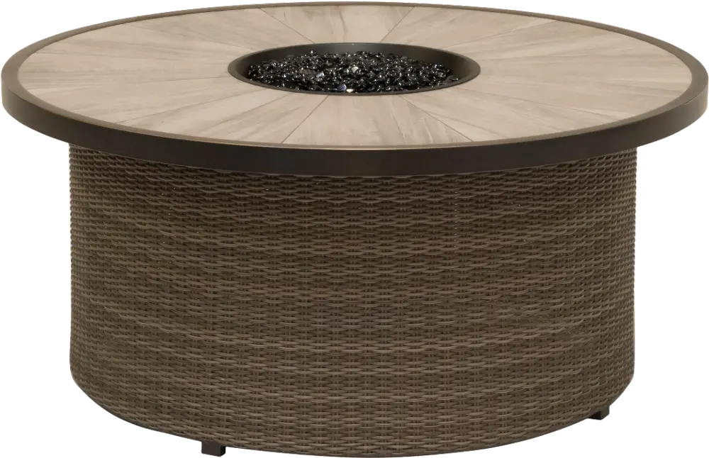 ARW09904P01 Oak Grove Table Top Only for 42 Inch Round Fire Pit-1