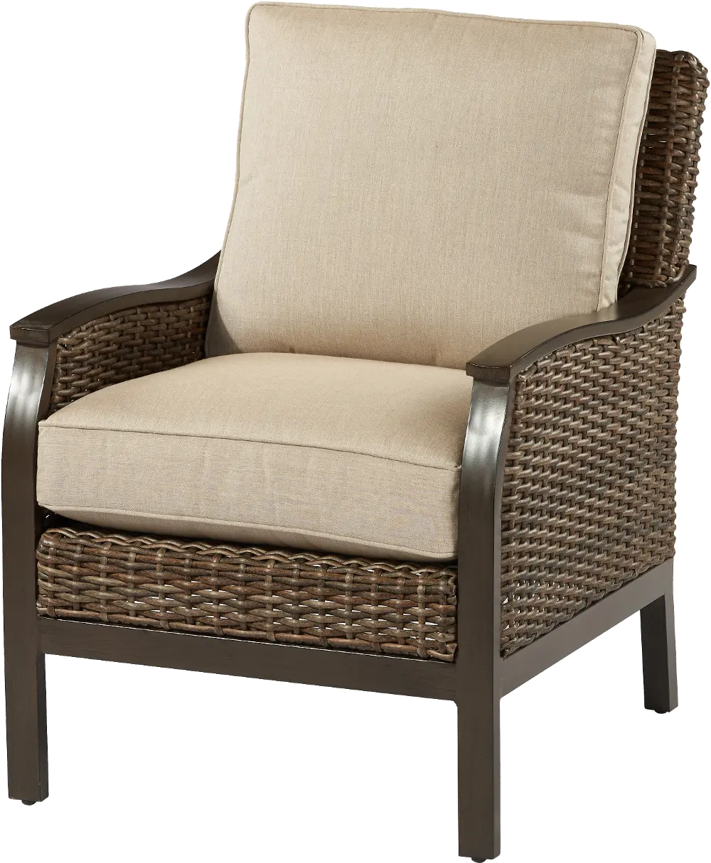 AGV04200P01 Trenton Wicker Ash Patio Lounge Chair-1