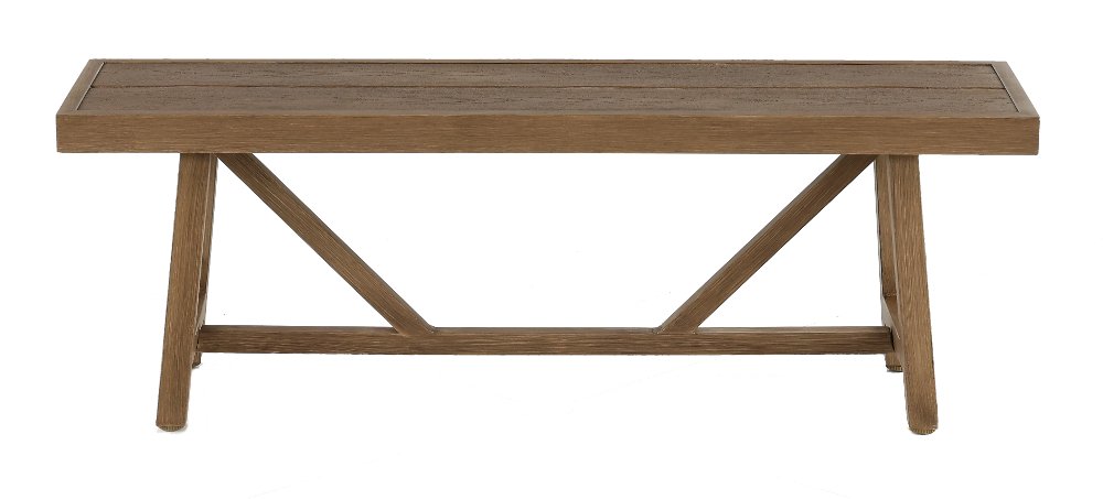 Sunset Brown Patio Bench
