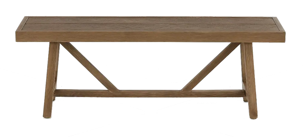 Sunset Brown Patio Bench-1