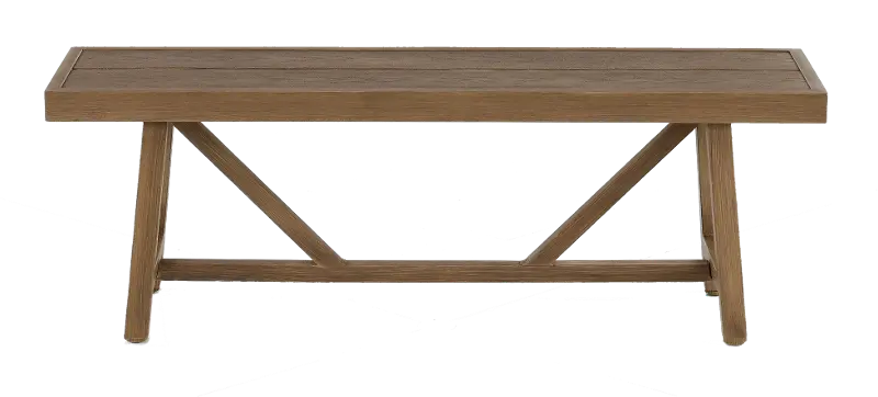 Sunset Brown Patio Bench