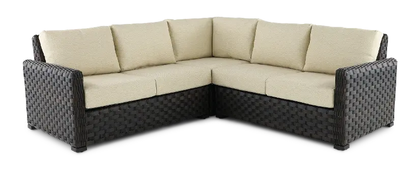 Sunset Tan 3 Piece Patio Sectional