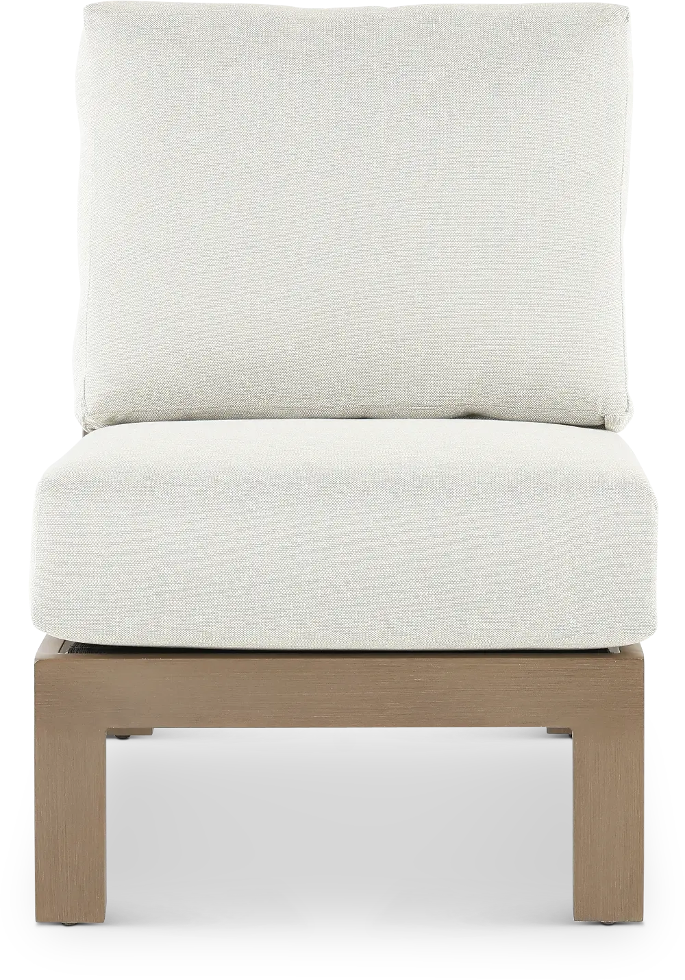Monterey Cream Patio Armless Chair-1
