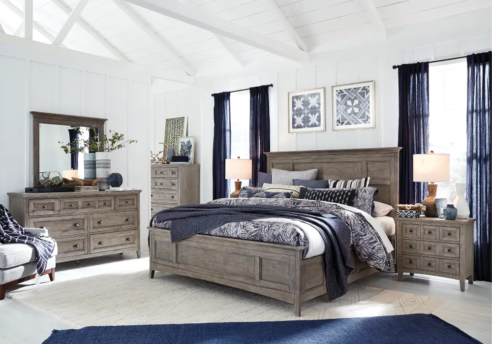 Paxton Place Gray 4 Piece Queen Bedroom Set-1