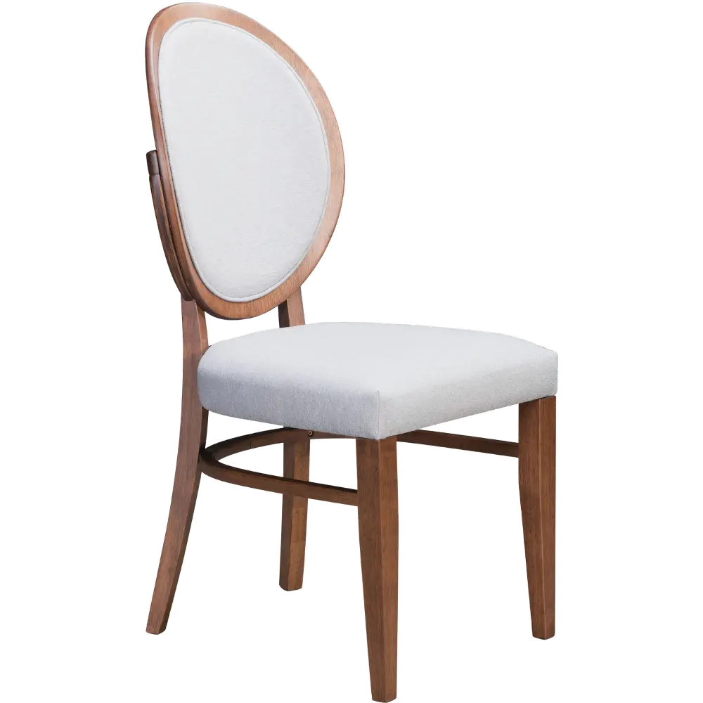 Regents Brown and Gray Upholstered Dining Room Chair (Set of 2)-1