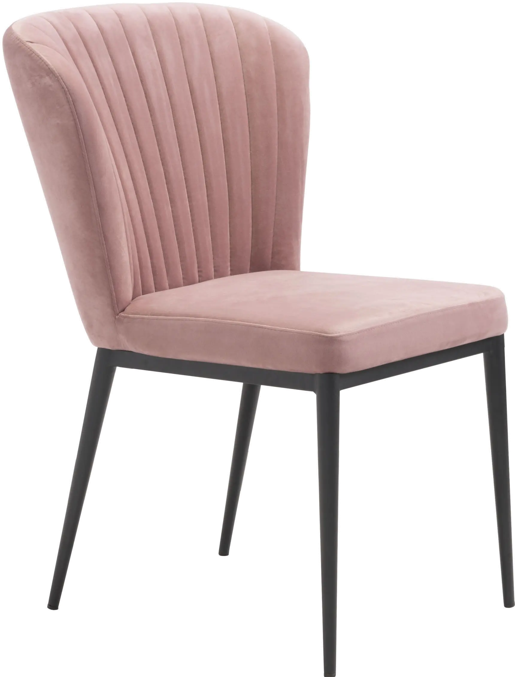Photos - Chair Zuo Modern Pink Upholstered Dining Room   - Tolivere 101101(Set of 2)