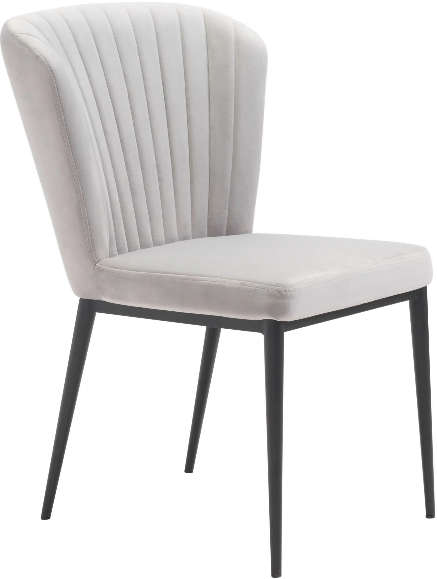 Gray Upholstered Dining Room Chair (Set of 2) - Tolivere