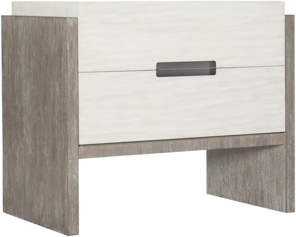 Foundations Two Tone Shale Gray Nightstand-1