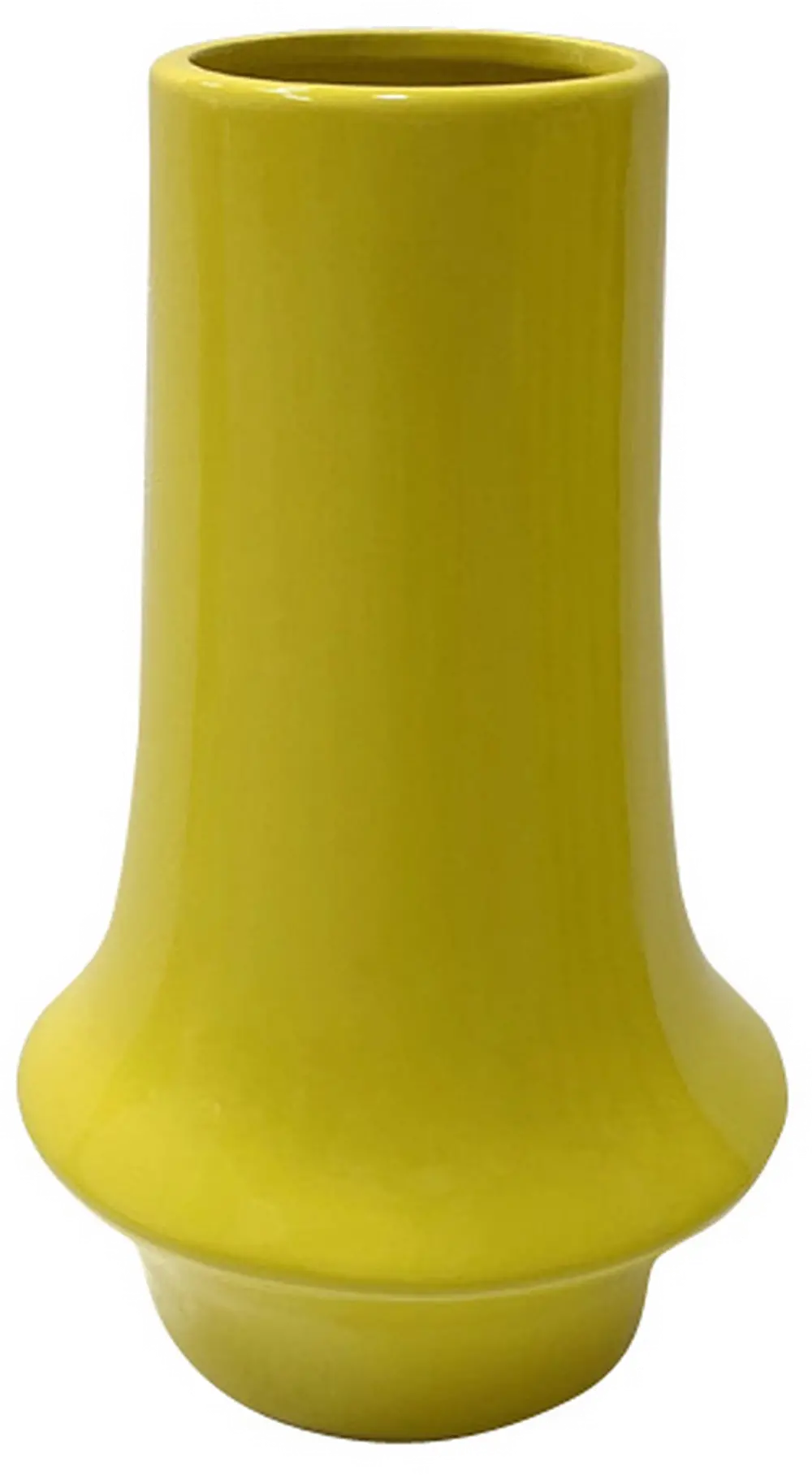 Modern 12 Inch Yellow Vase-1