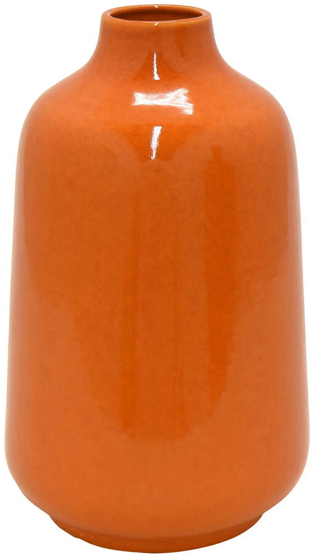 9 Inch Orange Vase-1
