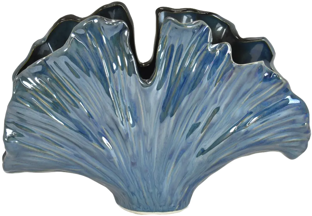 6 Inch Blue Sea Fan Vase-1