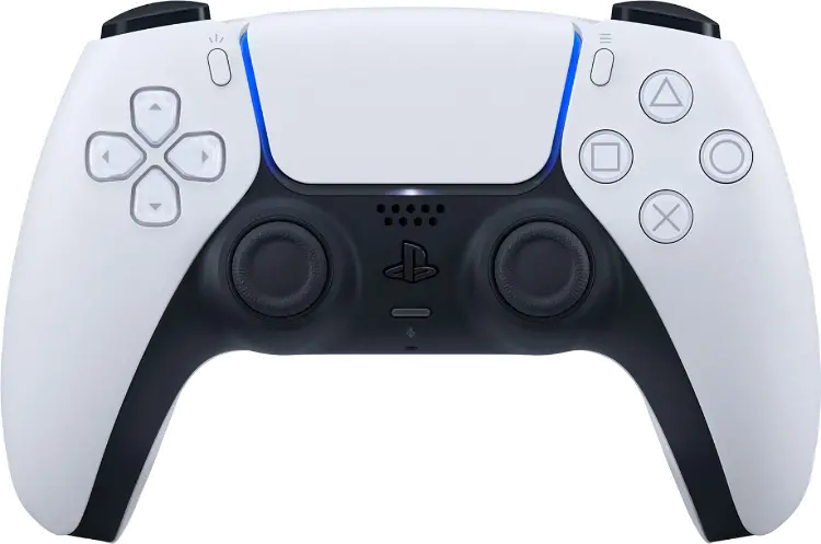 White Playstation 5 controller